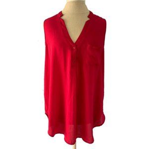 Lush Fuschia Flowy Blouse Size S